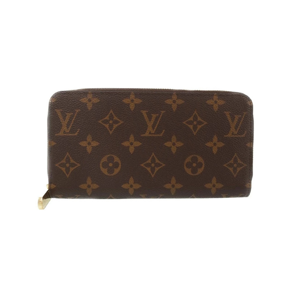 Louis Vuitton Monogram Zippy Wallet Round Zipper Long